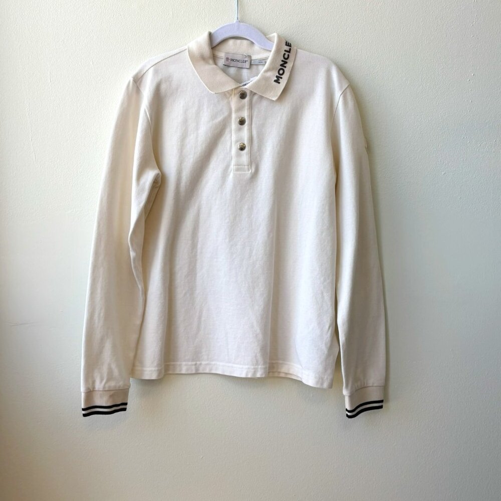 Moncler Longsleeve Polo Shirt - size 14